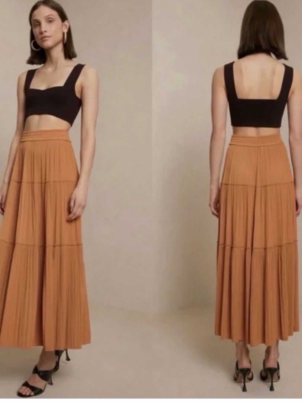 A.L.C. Thea pleated skirt size 0 NWT
